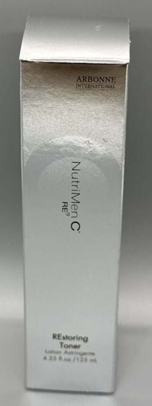 Arbonne NutriMen C RE9 REstoring Toner Lotion Astringent 4.25 oz Discontinued